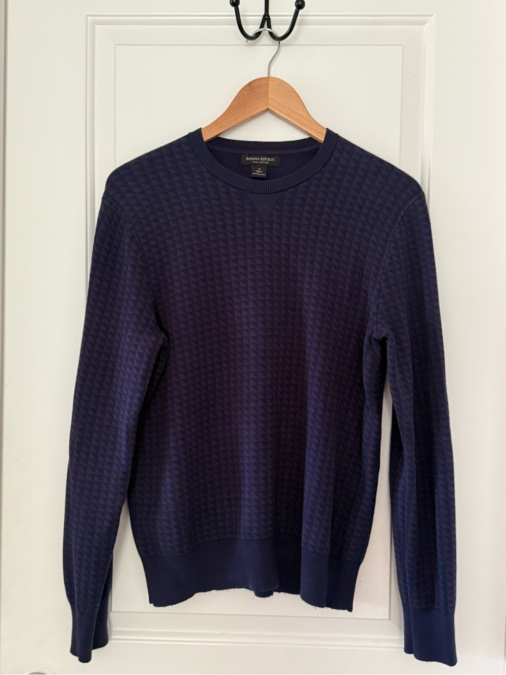 Banana Republic Men's Prima Cotton Crewneck